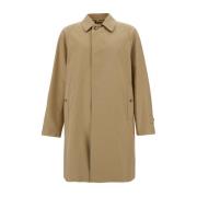 Burberry Single-Breasted Coats Beige, Herr