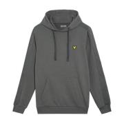 Lyle & Scott Mid Layers Tape Hoodie Gray, Herr