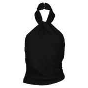 IRO Draped Birda Top Black, Dam