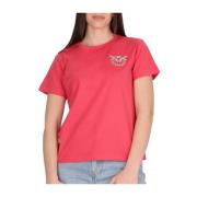 PINKO Röd Nambrone T-shirt Red, Dam