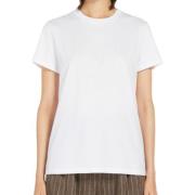 Max Mara Vit Topp Elegant Stil White, Dam