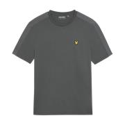 Lyle & Scott SS T-Shirts Tape T-Shirt Gray, Herr