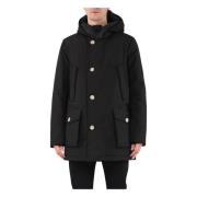 Woolrich Arktisk Parka med Avtagbar Huva Black, Herr