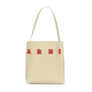 Marni Snygga Museo Hobo Small Väskor Beige, Dam