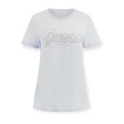 Guess Bomull T-shirt White, Dam