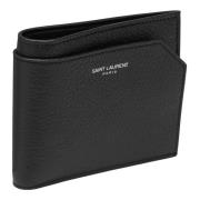 Saint Laurent Portafoglio Orizzontale Wallet Black, Herr