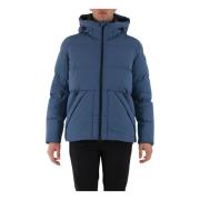 Woolrich Elastisk nylon sierra jacka med huva Blue, Herr