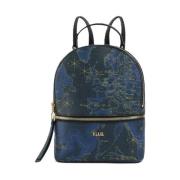 Alviero Martini 1a Classe Midnight Blue Geo Line Ryggsäck Blue, Dam