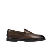 Doucal's Herr läder loafer | brun Brown, Herr