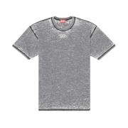 Diesel Metalliskt Logo T-Boxt-Pak T-shirt Gray, Herr