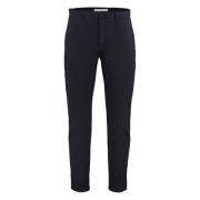 DEPARTMENT FIVE Stretch Bomulls Chino Byxor Blue, Herr