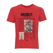 HUSKY ORIGINAL T-Shirts Red, Herr