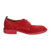 MOMA Eleganta mockasin-ballerinas i mocka Red, Dam