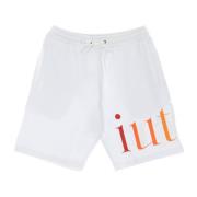 IUTER Vita Tracksuit Shorts för Män White, Herr