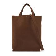 A.P.C. Elegant Axelväska i Kalvskinn Brown, Dam