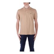 Lacoste Beige T-shirts och Polos med Front Logo Beige, Herr