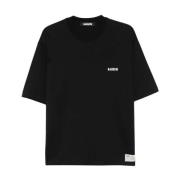 BARROW Logo Tryckt Unisex T-shirt med Kort Ärm Black, Herr