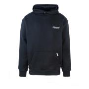 REPRESENT Svart Hoodie Oversize med Knapptryck Black, Herr