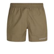 REPRESENT Gröna shorts i bomullsblandning med elastisk midja Green, He...