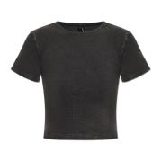 ENTIRE STUDIOS T-shirt Micro Waffle Black, Dam