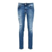 Dondup Gaia Dragkedja Jeans Blue, Dam