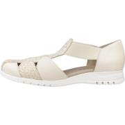 PITILLOS Stiliga platta sandaler för kvinnor Beige, Dam