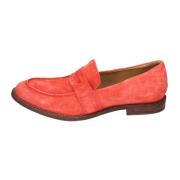 MOMA Vintage Mockasin i mocka Red, Dam