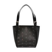 A.P.C. Poppy Small Tote Bag Svart Canvas Black, Dam