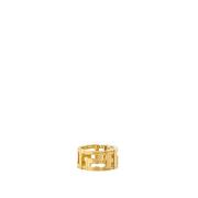 Versace Greca Ring Kollektion 2024 Unisex Mässing Yellow, Dam