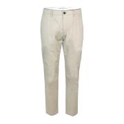 DEPARTMENT FIVE Slim Fit Chino Byxor Ankellängd Beige, Herr