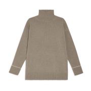 MALIPARMI Sweater Beige, Dam