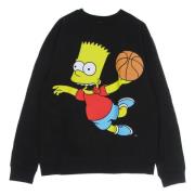 MARKET The Simpsons Crewneck Sweatshirt Svart Black, Herr