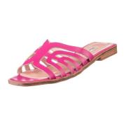 Cesare Gaspari Laser Cut Sandaler - Rosa Pink, Dam