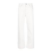 P.A.R.O.S.H. Trasiga vita jeans White, Dam