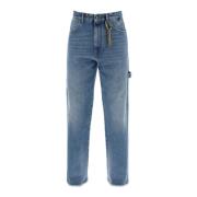 DARKPARK Baggy Fit Arbetskläder Jeans Blue, Herr