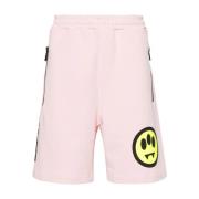 BARROW Face Motif Shorts Pink, Herr