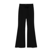 ROTATE Birger Christensen High Waisted Black Rose Pants Black, Dam