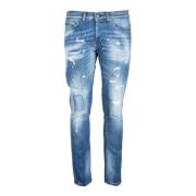 Dondup George Jeans - Knappstängning Blue, Herr