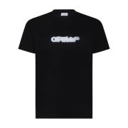 Off White Svarta T-shirts och Polos Black, Herr