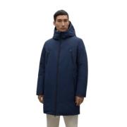 ECOALF Livorno Upcycled Ocean Coat Blue, Herr