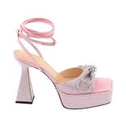 MACH & MACH High Heel Sandals Pink, Dam