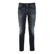 Dondup Ekologisk bomull Monroe Jeans Black, Dam