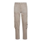 REPRESENT Workshop Denim Straight Trousers Beige, Herr