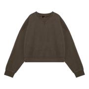 ENTIRE STUDIOS Crewneck Sweatshirt Green, Dam