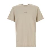 BALR. Avslappnad Bomull T-shirt för Män Beige, Herr