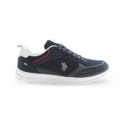 U.S. Polo Assn. Mörkblå Sportig Sneaker Blue, Herr