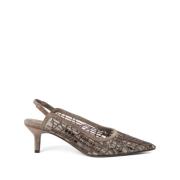 Brunello Cucinelli Elegant Choklad Pumps Brown, Dam