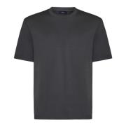 Herno Grå Crew Neck T-shirts och Polos Gray, Herr