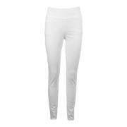 FREEQUENT Slim-fit Trousers White, Dam