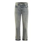 REPRESENT Straight Leg Denim Jeans Blue, Herr